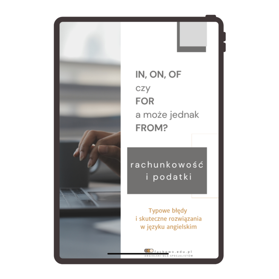e-book: IN / ON / OF czy FOR – a może jednak FROM?